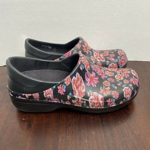 Crocs Neria Pro II Graphic Clog 205385 Multi Rose Womens US Size 8 Dual Comfort